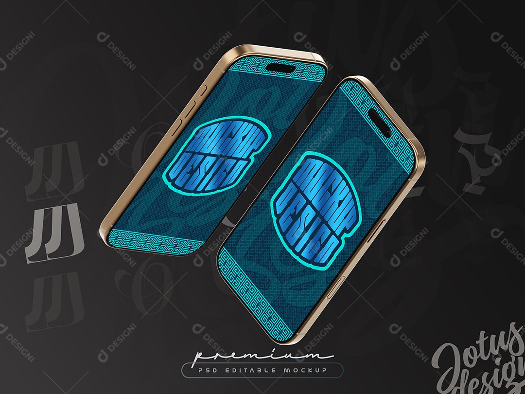 Mockup de Celulares PSD Editável