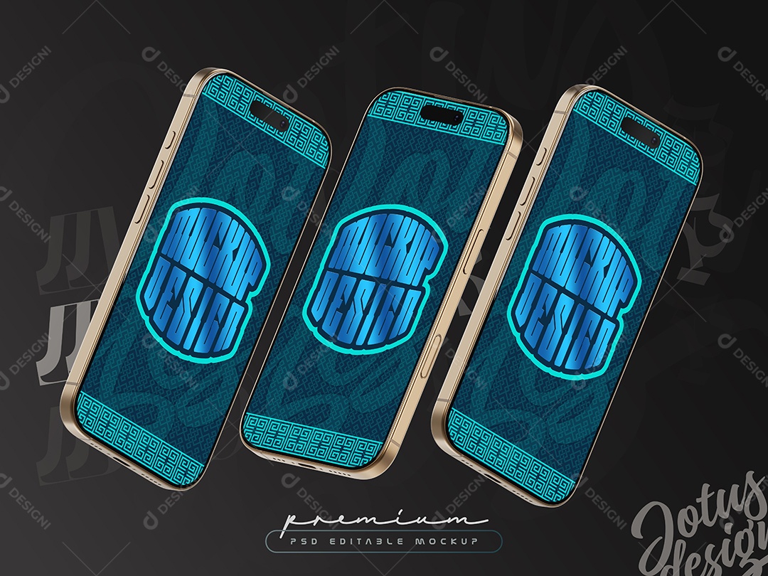 Mockup de Celulares PSD Editável