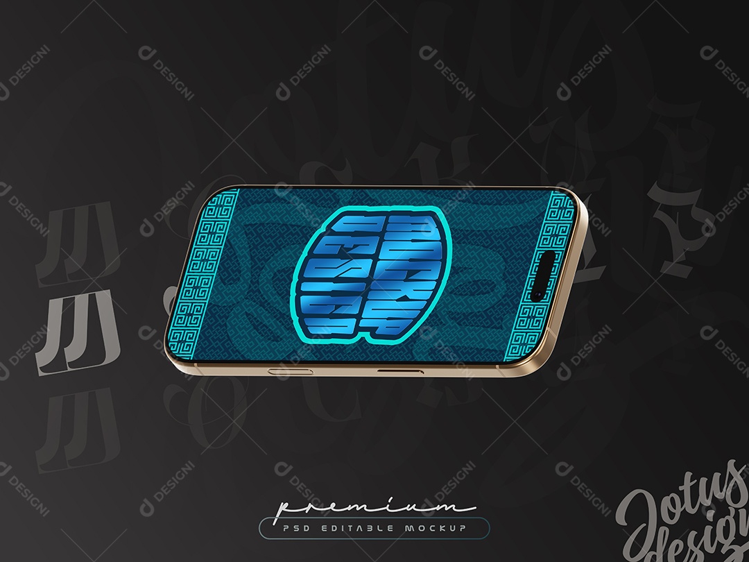 Mockup de Celular PSD Editável