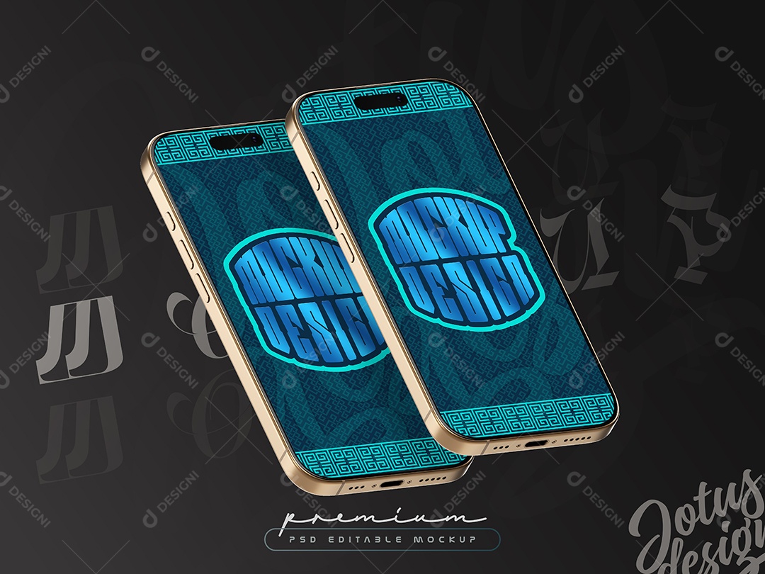 Mockup de Celulares PSD Editável