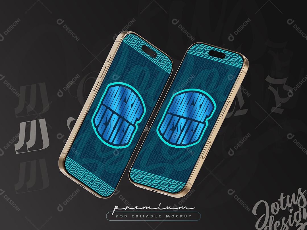 Mockup de Celulares PSD Editável