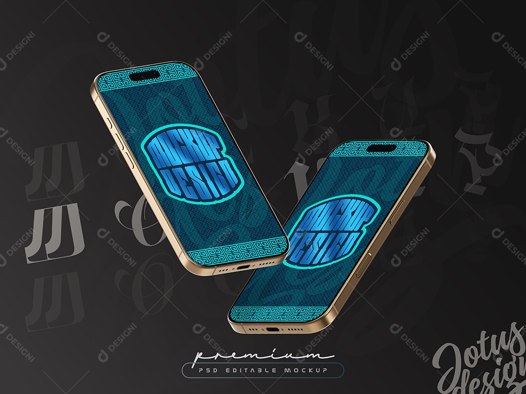 Mockup de Celulares PSD Editável