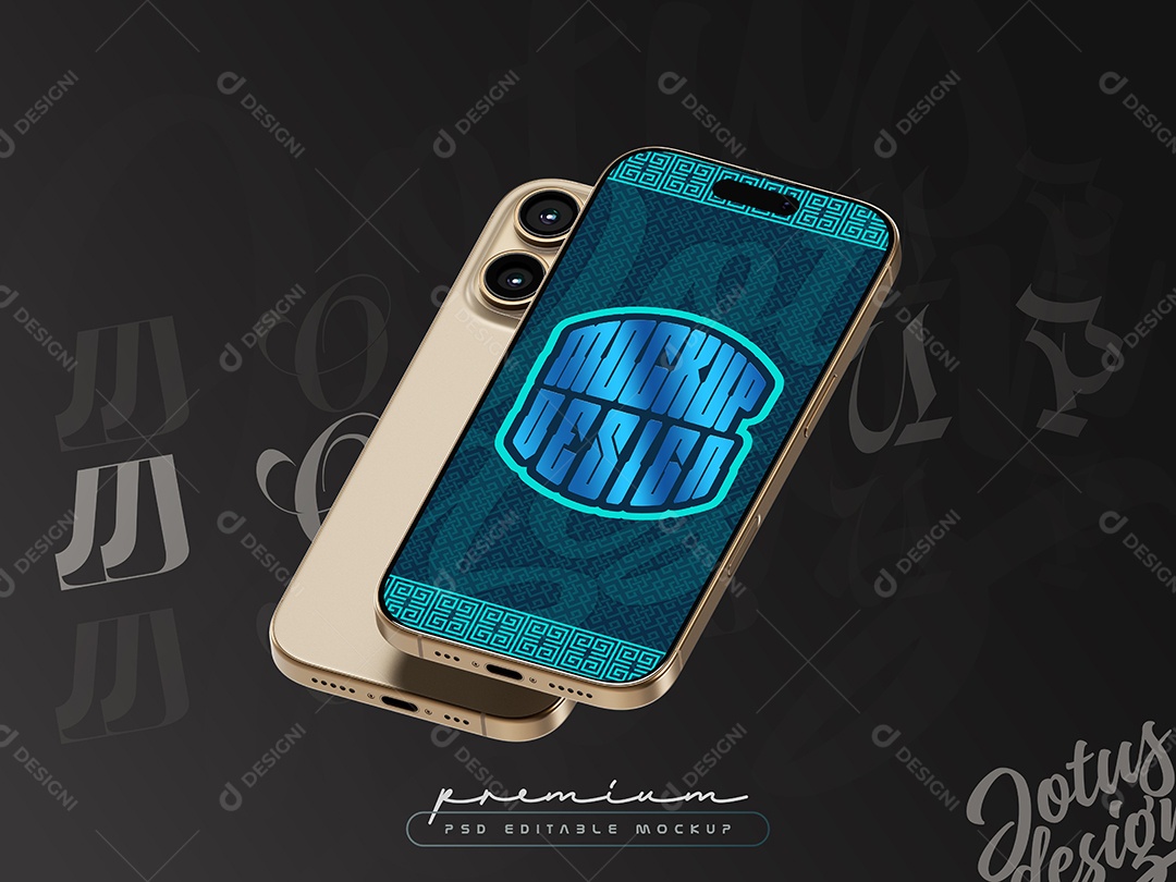 Mockup de Celular PSD Editável