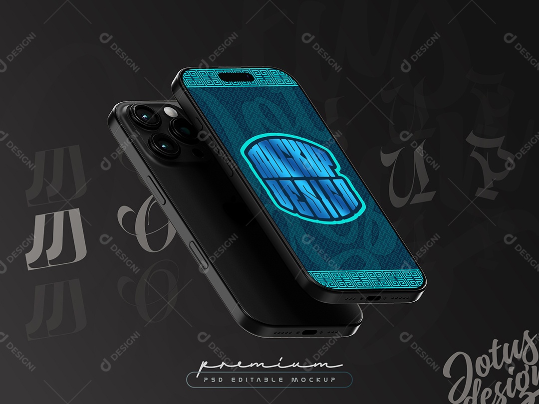 Mockup de Celular PSD Editável
