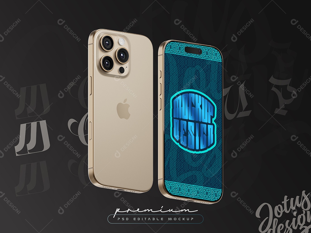 Mockup de Celular PSD Editável