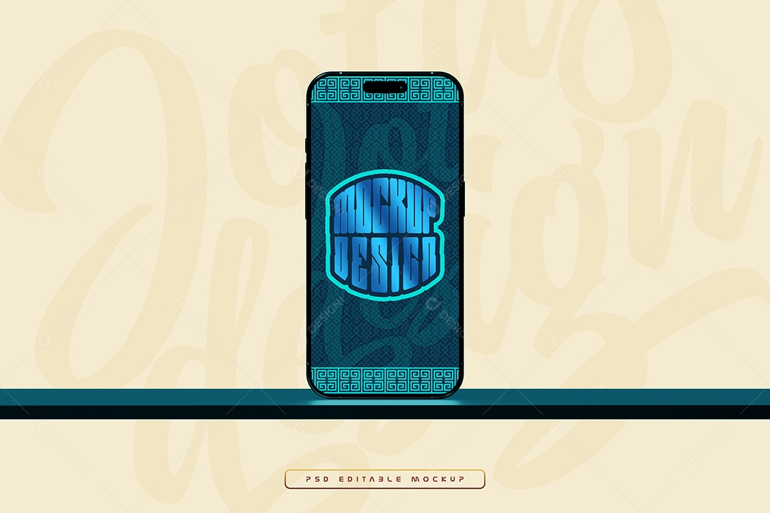 Mockup de Celular PSD Editável