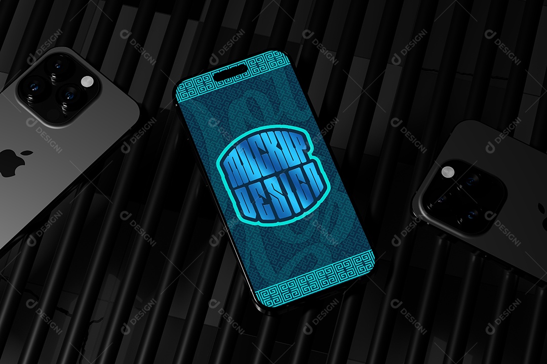 Mockup de Celular PSD Editável