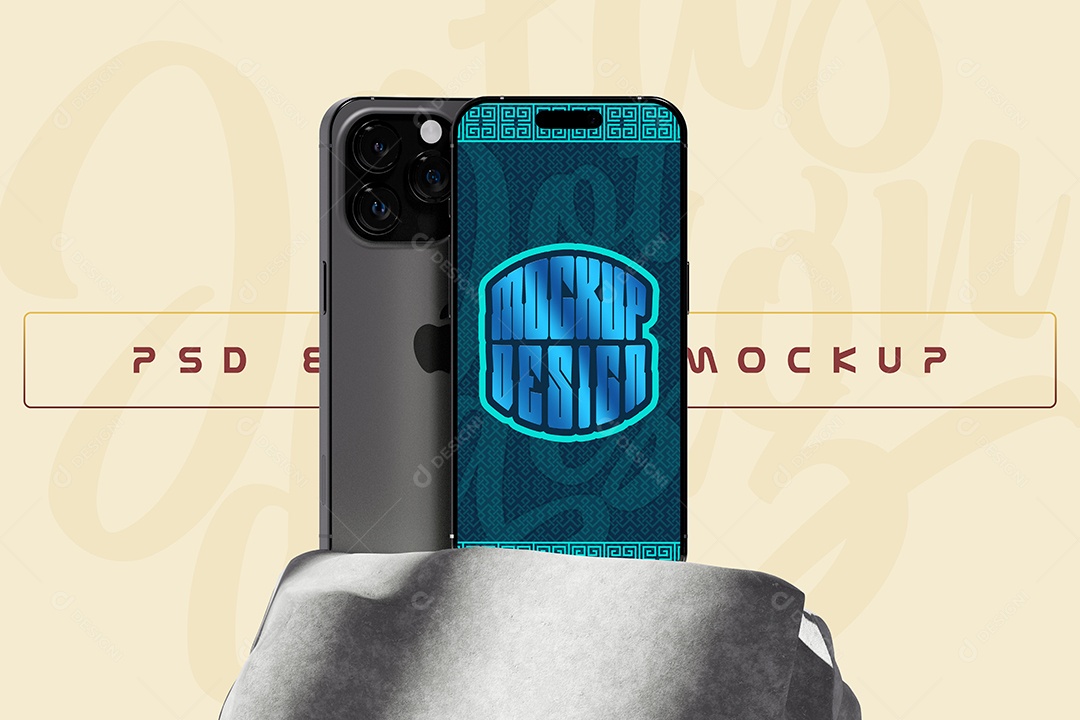 Mockup de Celular PSD Editável