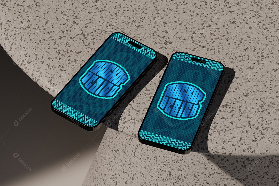 Mockup de Celulares Smartphones PSD Editável