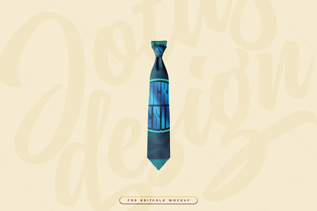 Mockup De Gravata PSD Editável