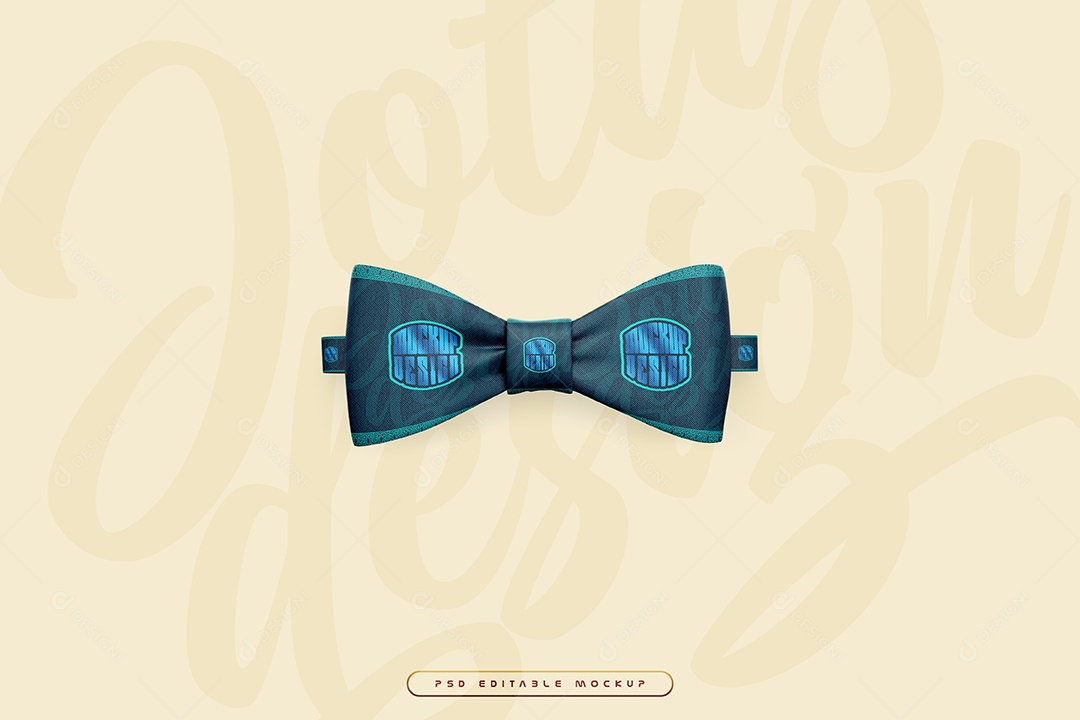 Laço Mockup PSD Editável