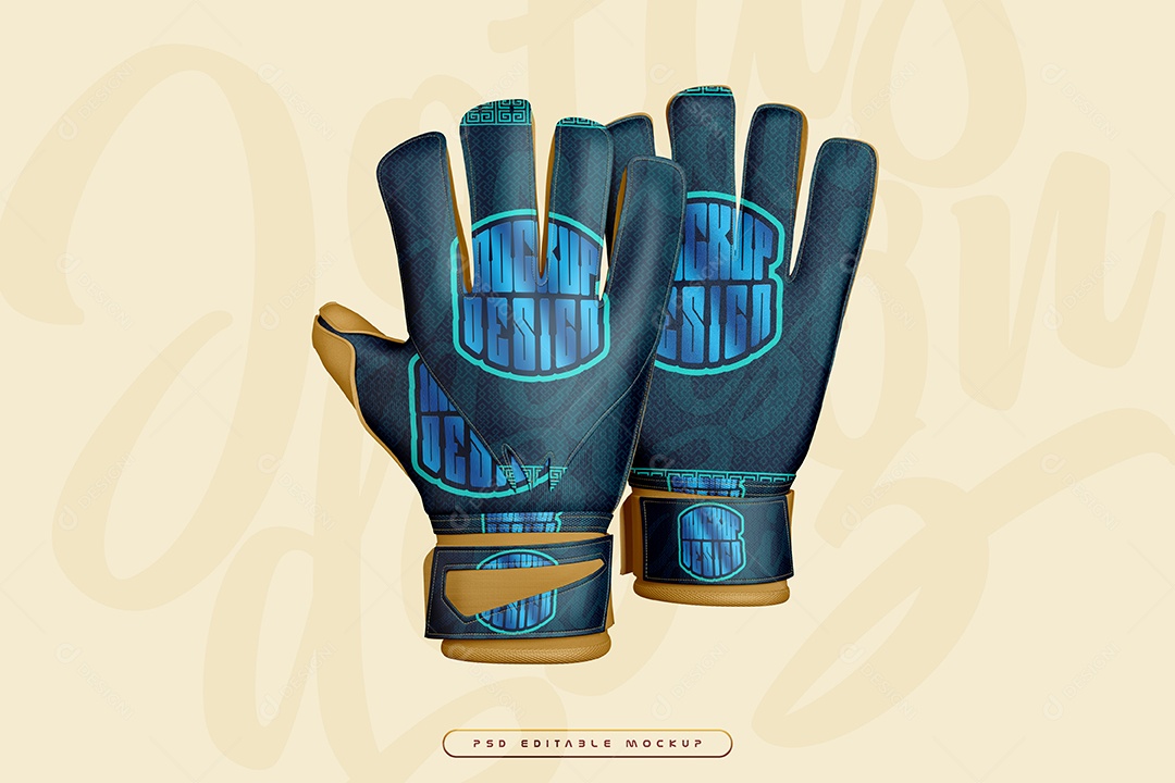 Luvas de Goleiro Mockup