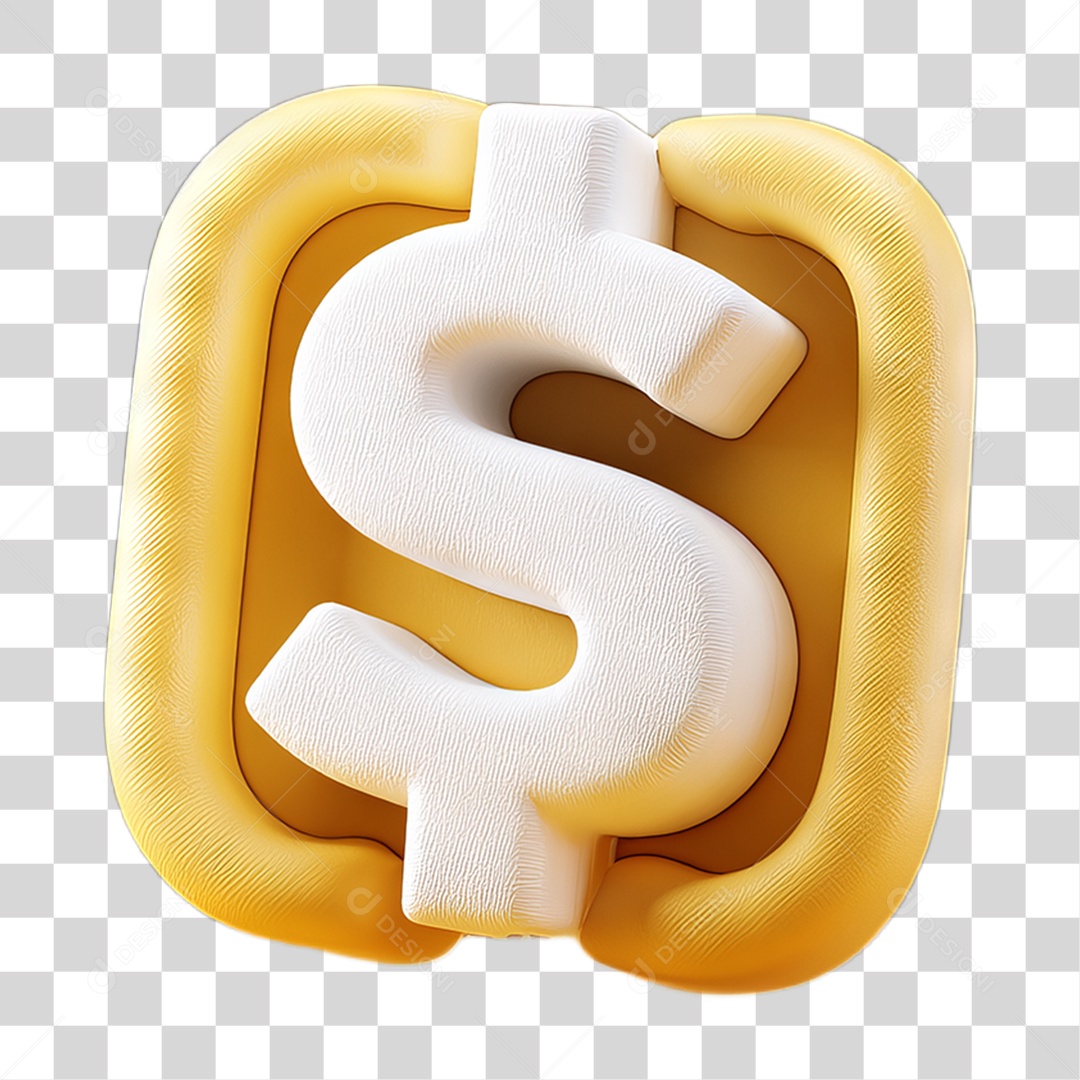 Ícone Símbolo Cifrão Dinheiro PNG Transparente