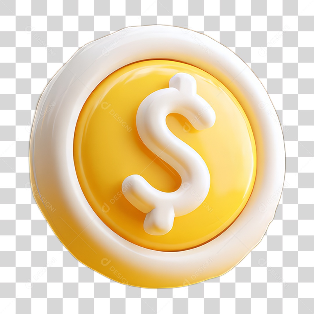 Ícone Símbolo Cifrão Dinheiro PNG Transparente