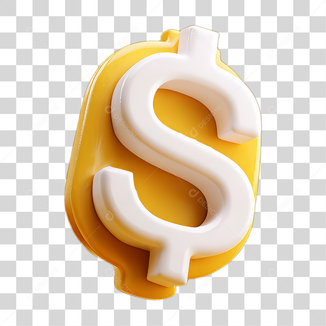 Ícone Símbolo Cifrão Dinheiro PNG Transparente