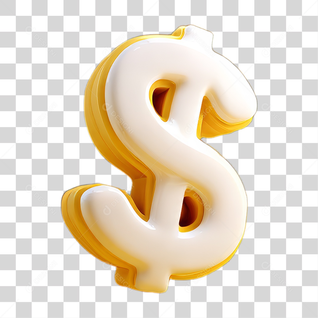 Ícone Símbolo Cifrão Dinheiro PNG Transparente