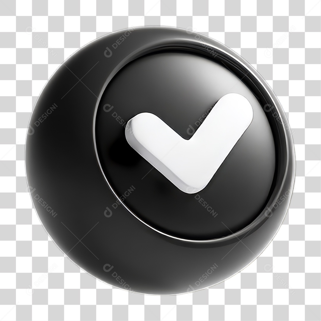 Ícone Símbolo Correto Certo Ok PNG Transparente