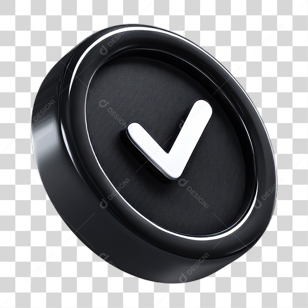 Ícone Símbolo Correto Certo Ok PNG Transparente