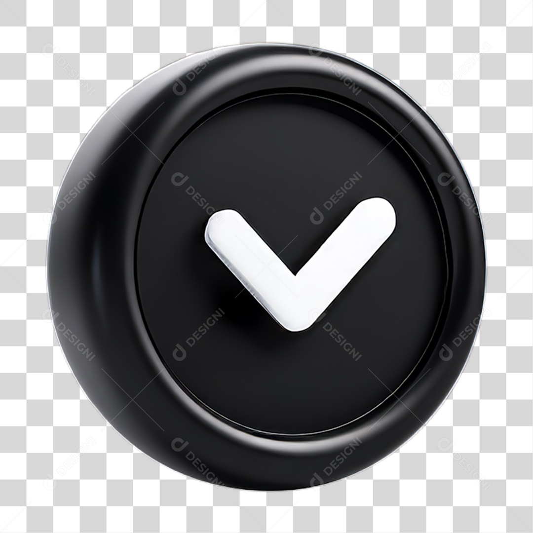 Ícone Símbolo Correto Certo Ok PNG Transparente