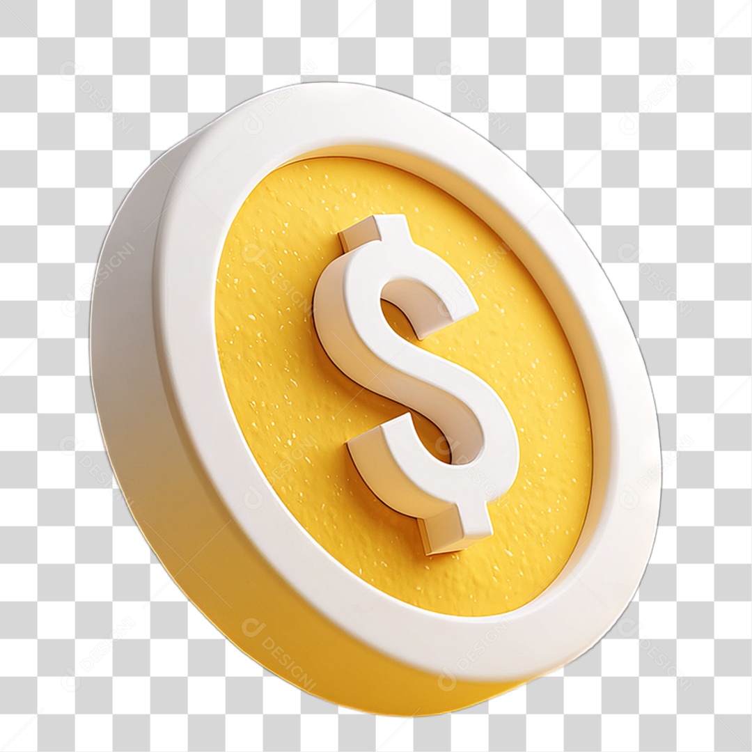 Ícone Símbolo Cifrão Dinheiro PNG Transparente