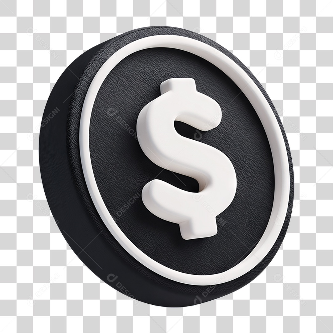 Ícone Símbolo Cifrão Dinheiro PNG Transparente