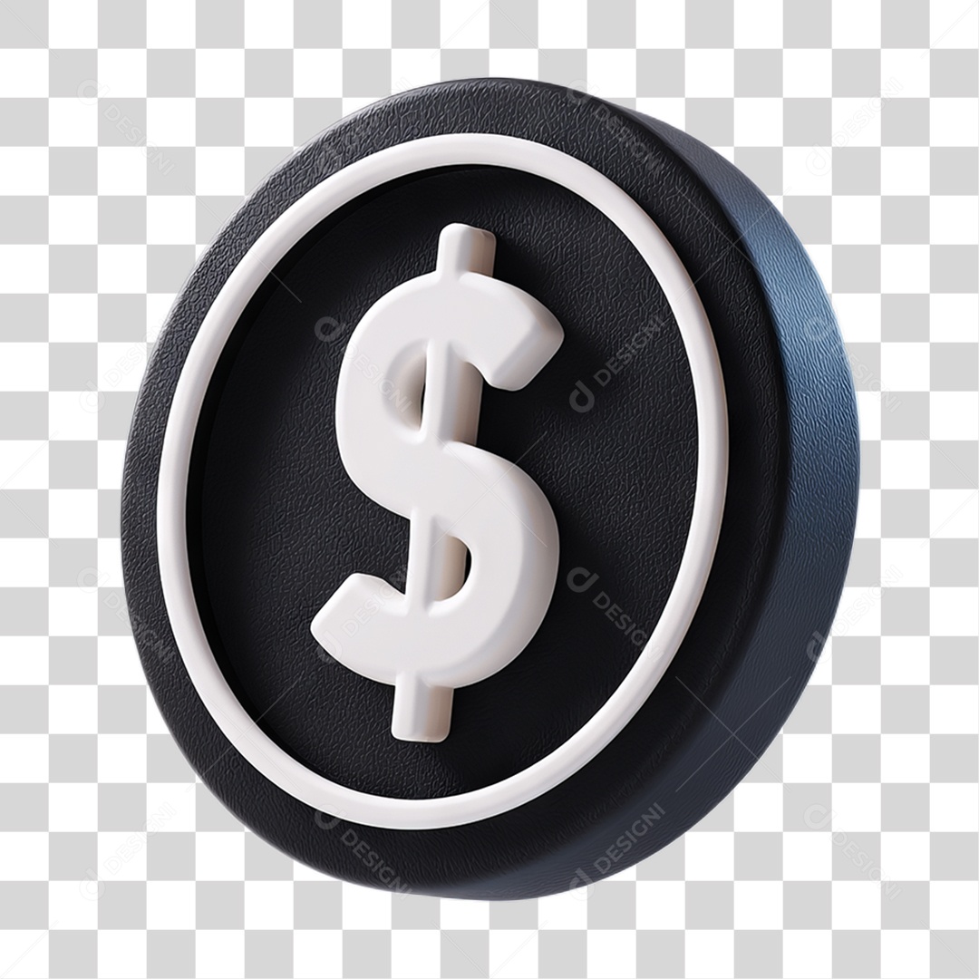 Ícone Símbolo Cifrão Dinheiro PNG Transparente