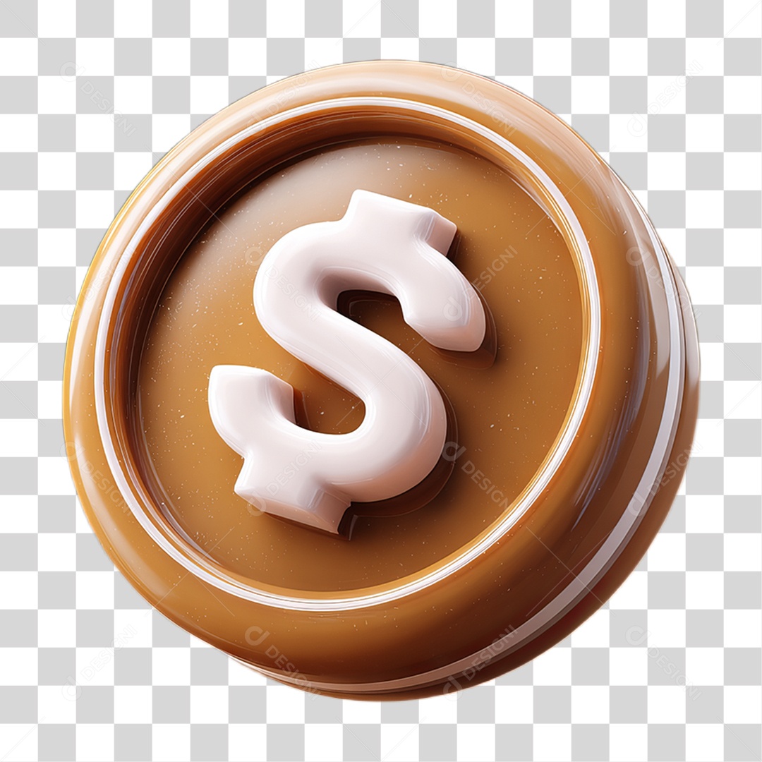 Ícone Símbolo Cifrão Dinheiro PNG Transparente