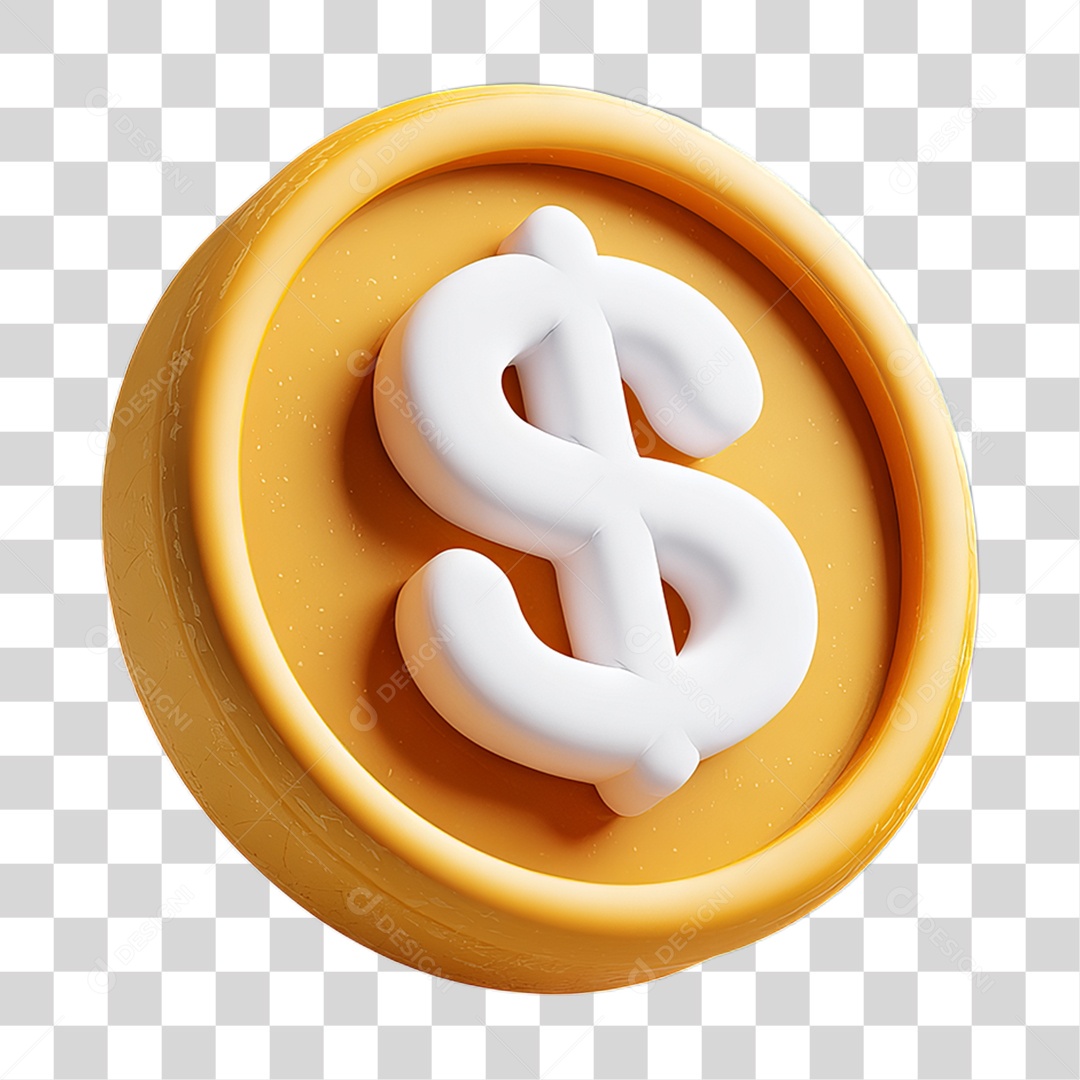 Ícone Símbolo Cifrão Dinheiro PNG Transparente