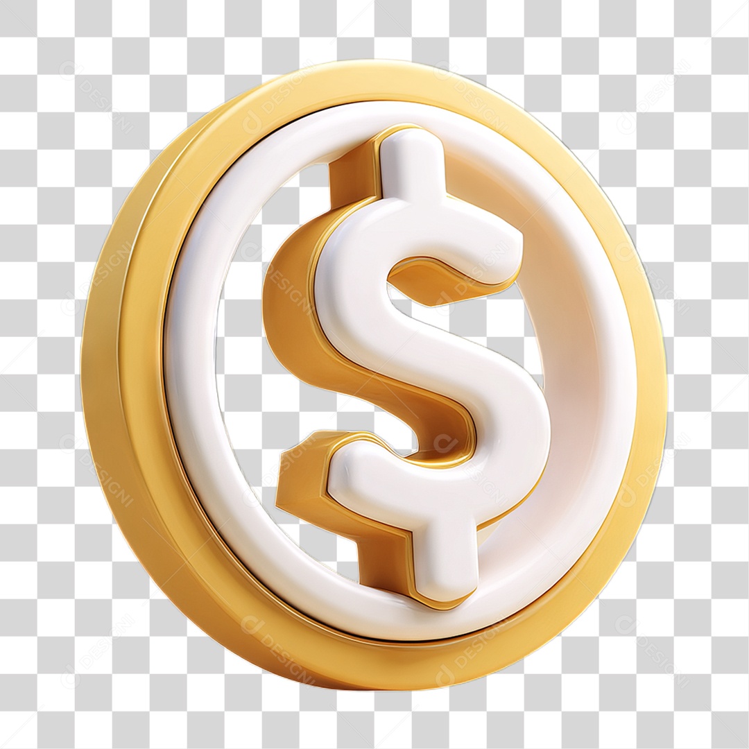 Ícone Símbolo Cifrão Dinheiro PNG Transparente