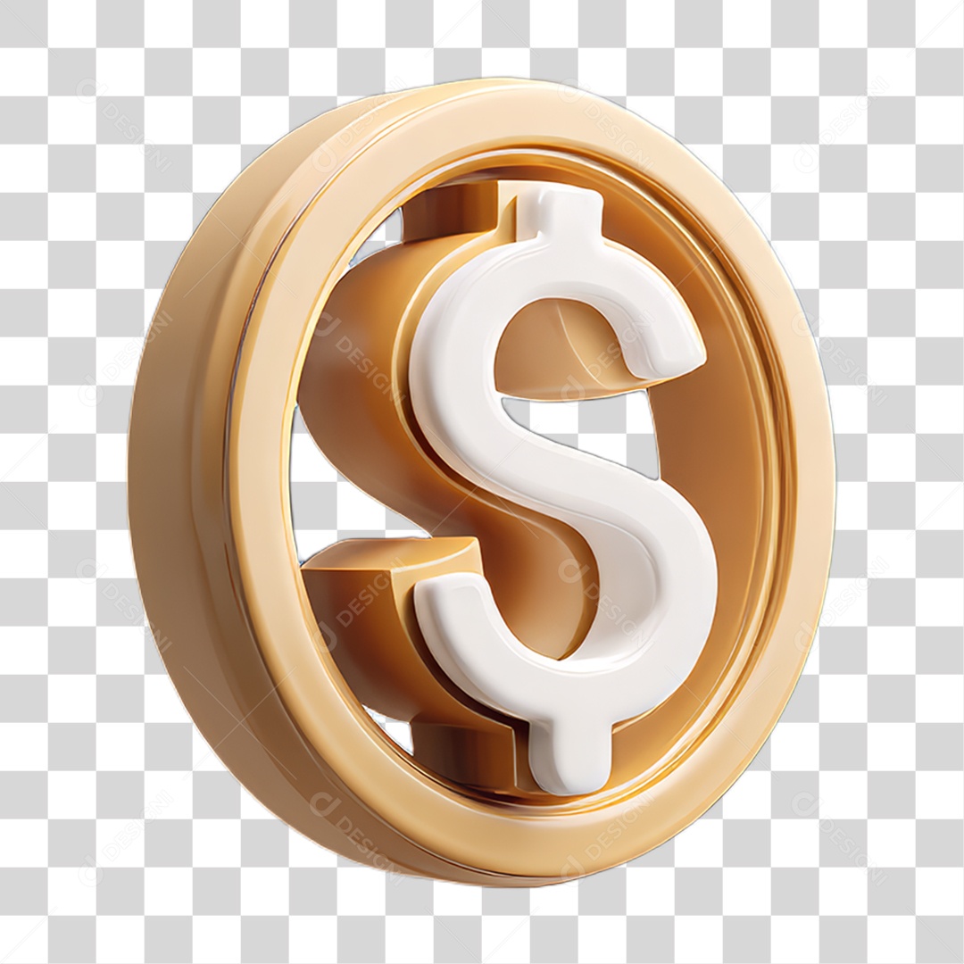 Ícone Símbolo Cifrão Dinheiro PNG Transparente