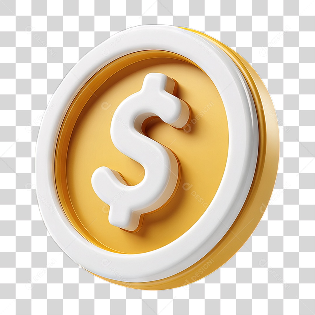 Ícone Símbolo Cifrão Dinheiro PNG Transparente