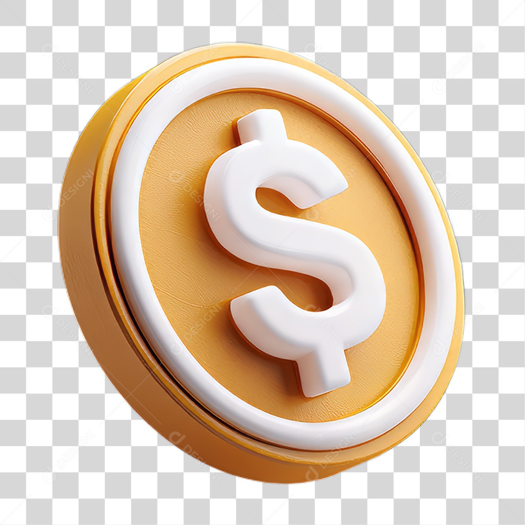 Ícone Símbolo Cifrão Dinheiro PNG Transparente