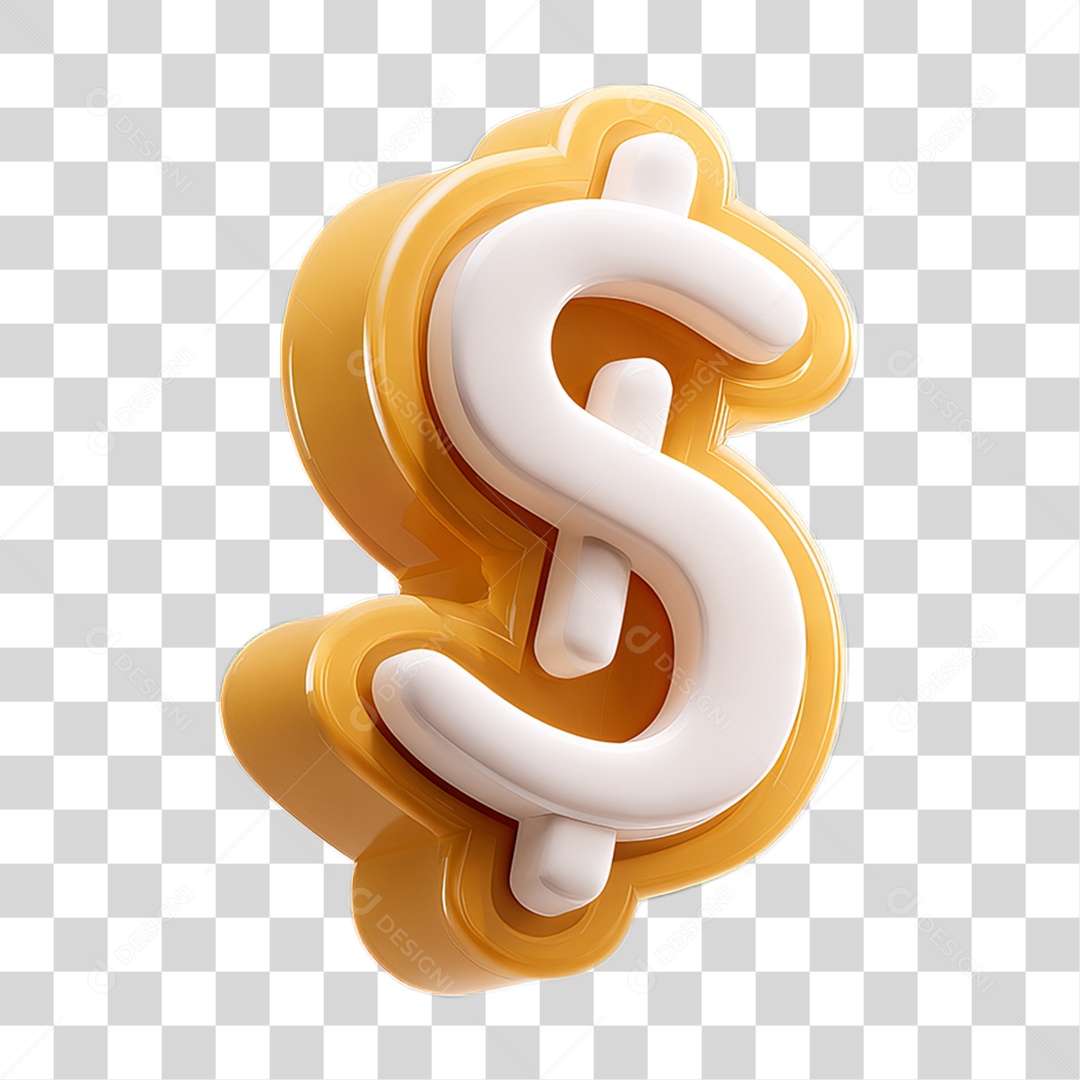 Ícone Símbolo Cifrão Dinheiro PNG Transparente