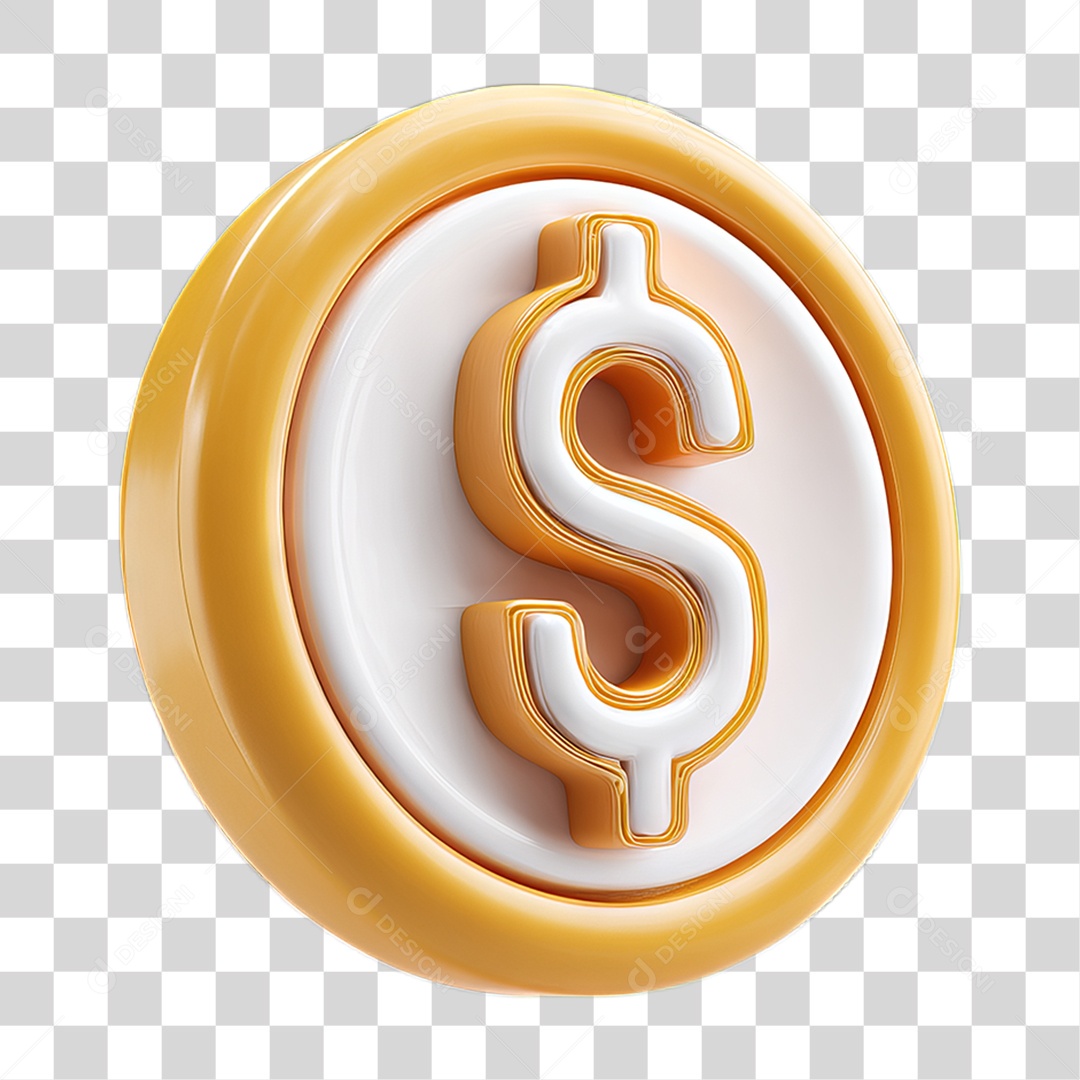 Ícone Símbolo Cifrão Dinheiro PNG Transparente