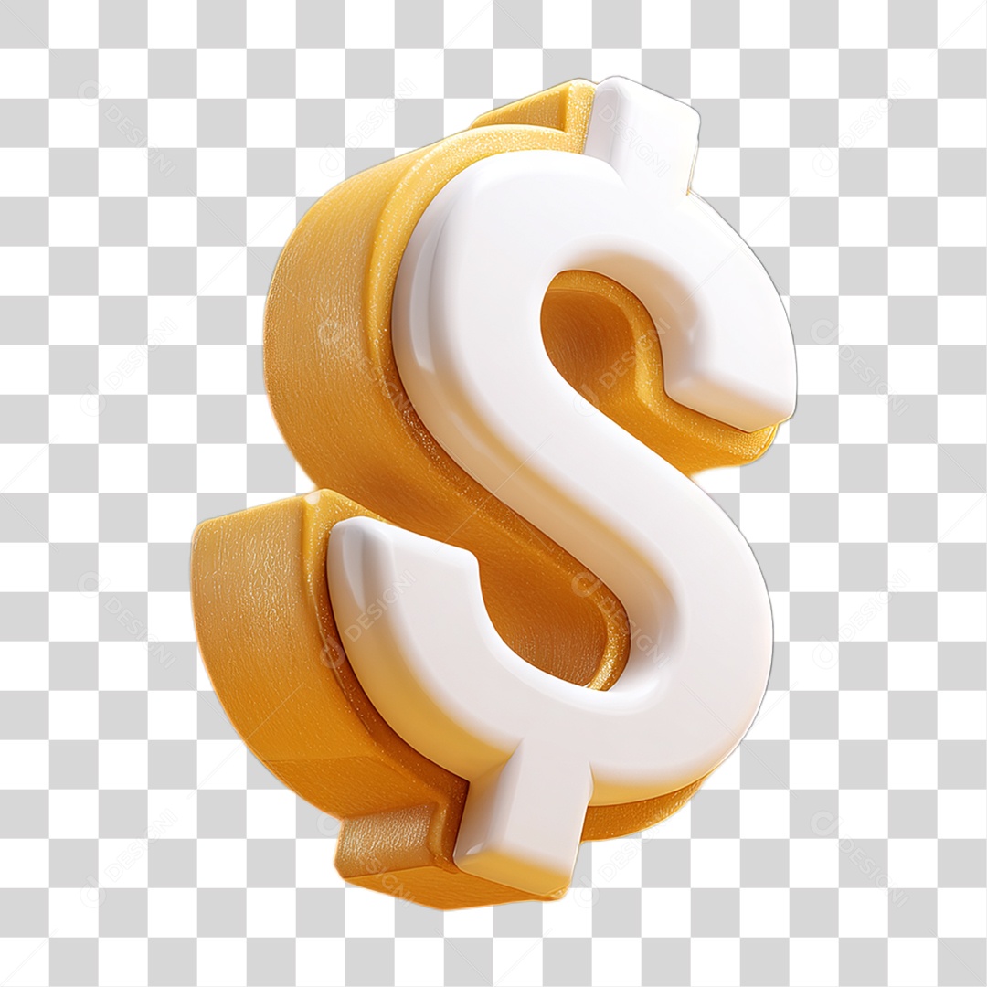 Ícone Símbolo Cifrão Dinheiro PNG Transparente