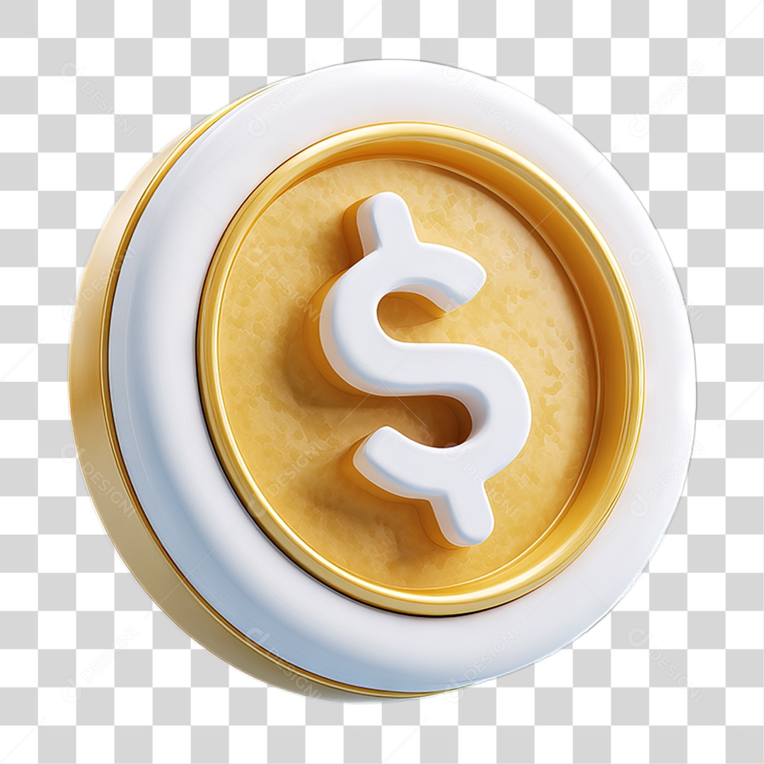 Ícone Símbolo Cifrão Dinheiro PNG Transparente