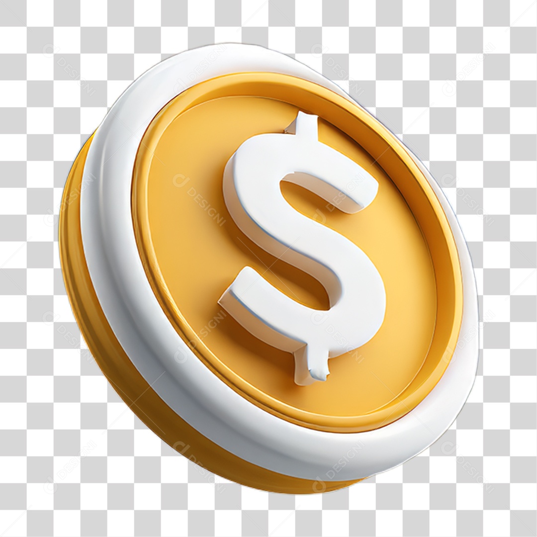 Ícone Símbolo Cifrão Dinheiro PNG Transparente