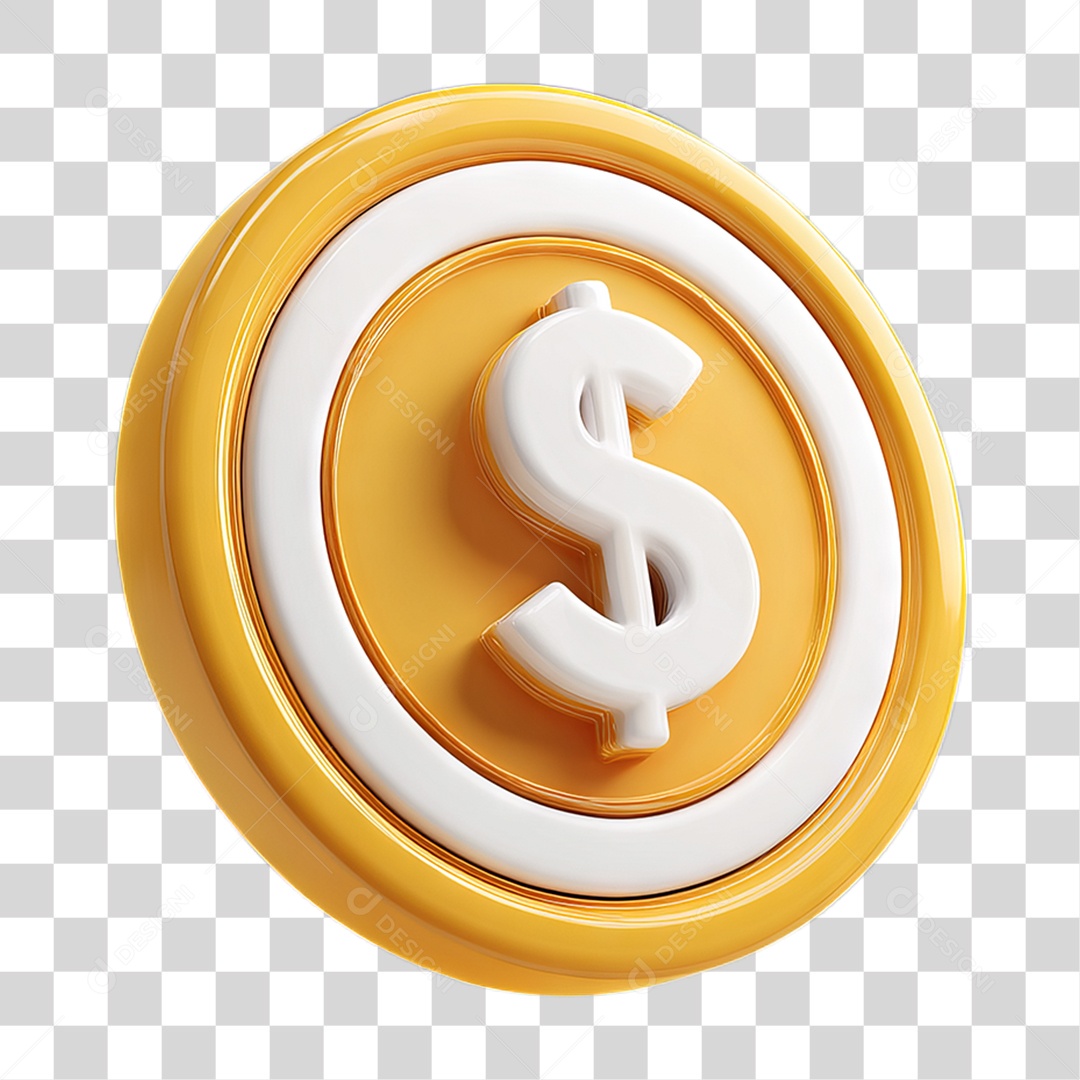 Ícone Símbolo Cifrão Dinheiro PNG Transparente