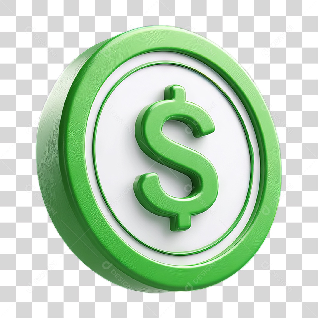 Ícone Símbolo Cifrão Dinheiro PNG Transparente