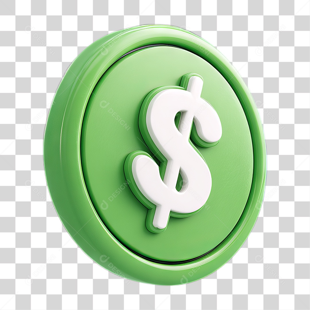 Ícone Símbolo Cifrão Dinheiro PNG Transparente