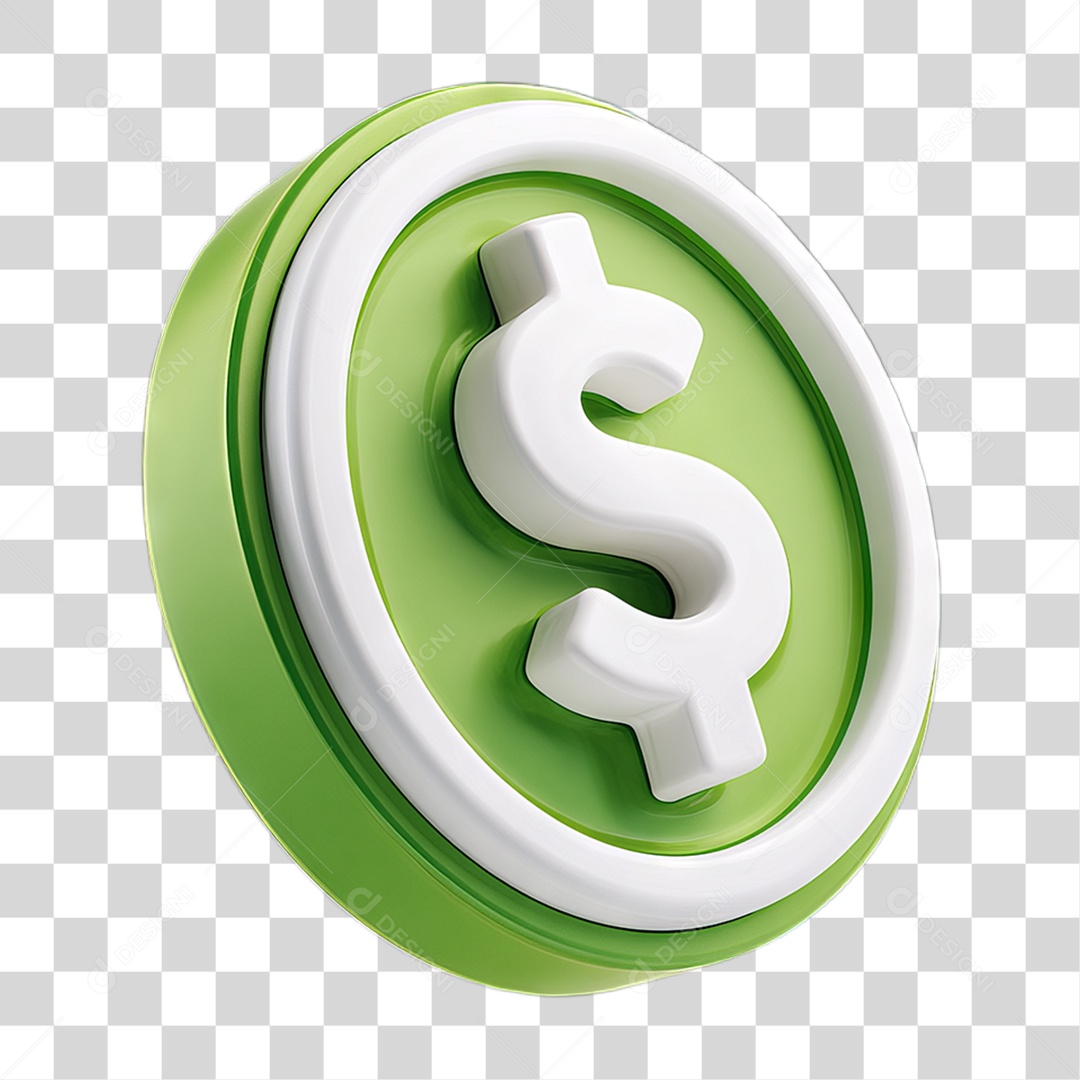 Ícone Símbolo Cifrão Dinheiro PNG Transparente