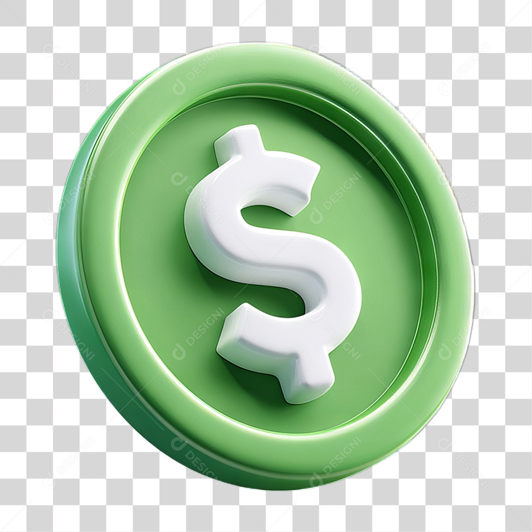 Ícone Símbolo Cifrão Dinheiro PNG Transparente