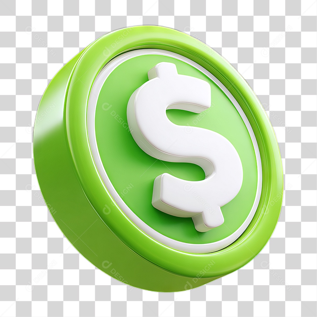 Ícone Símbolo Cifrão Dinheiro PNG Transparente