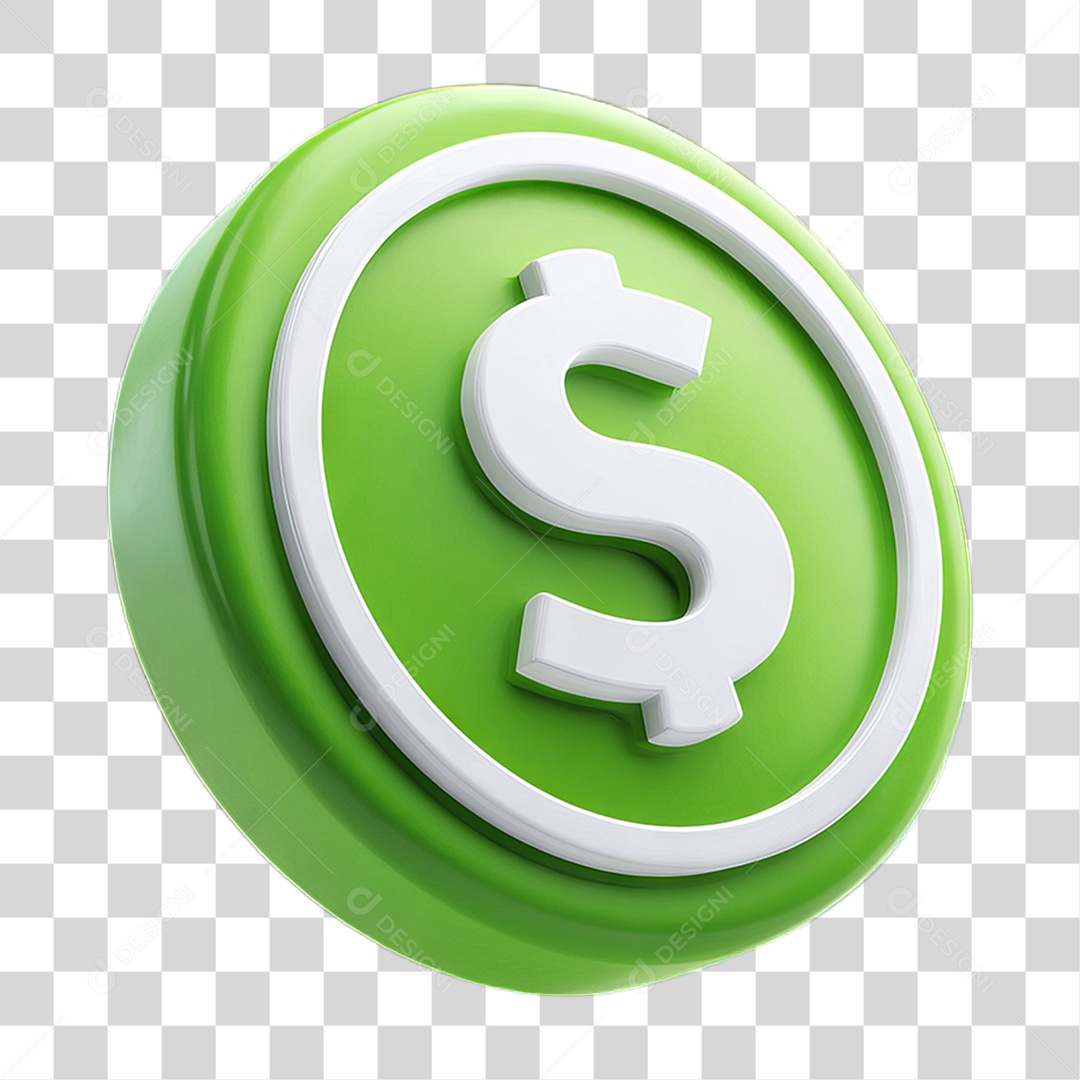 Ícone Símbolo Cifrão Dinheiro PNG Transparente