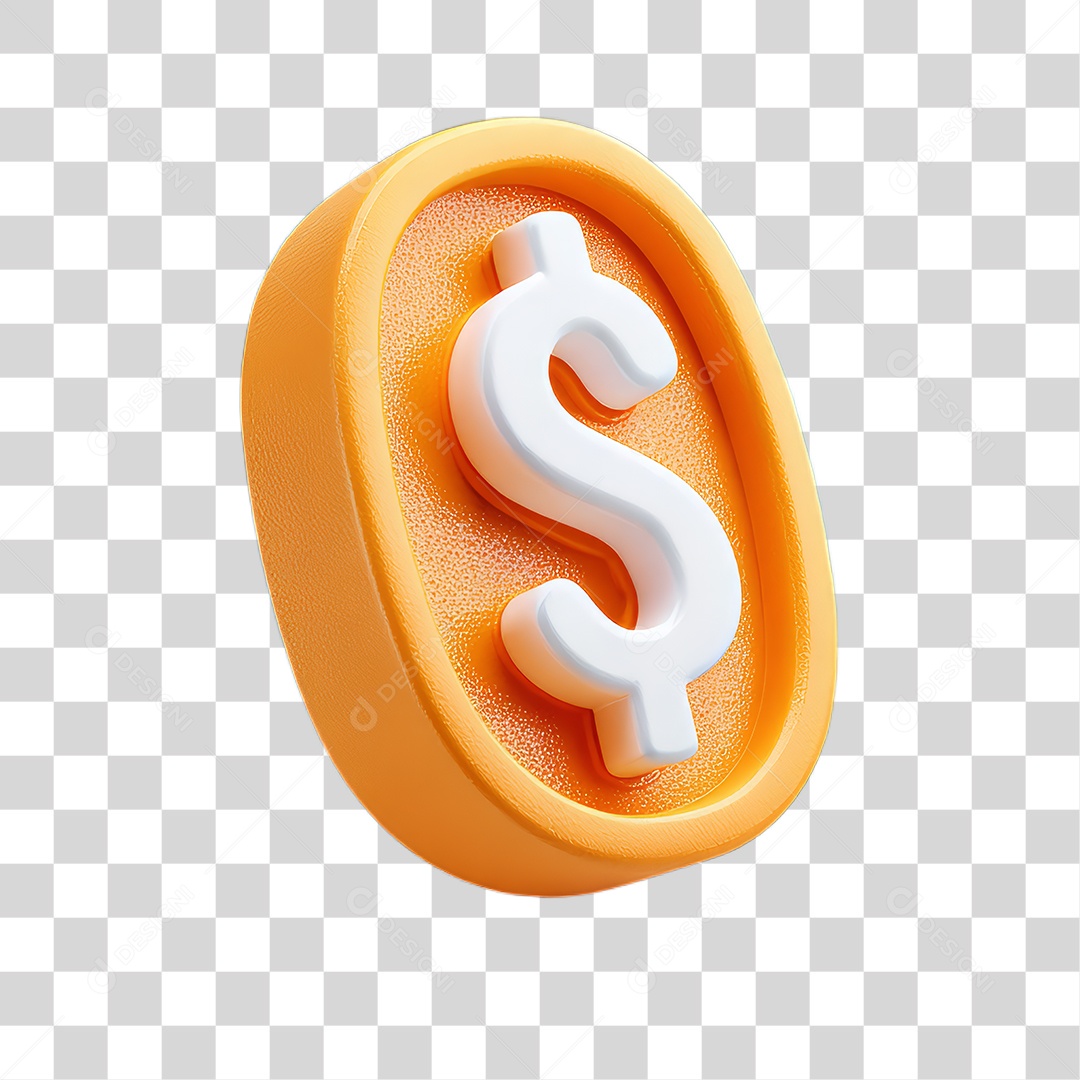 Ícone Símbolo Cifrão Dinheiro PNG Transparente