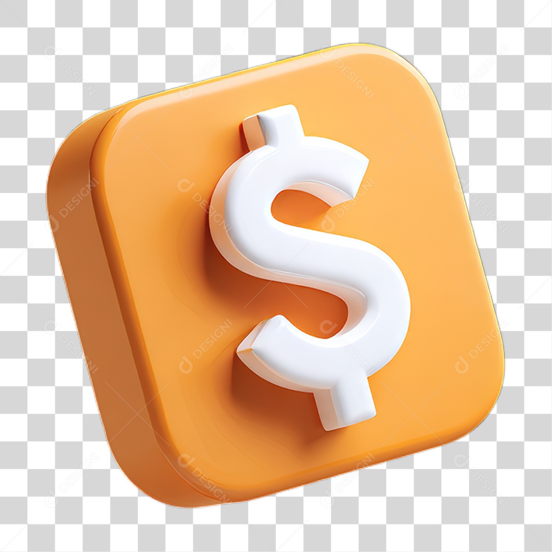 Ícone Símbolo Cifrão Dinheiro PNG Transparente