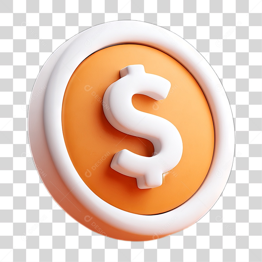 Ícone Símbolo Cifrão Dinheiro PNG Transparente