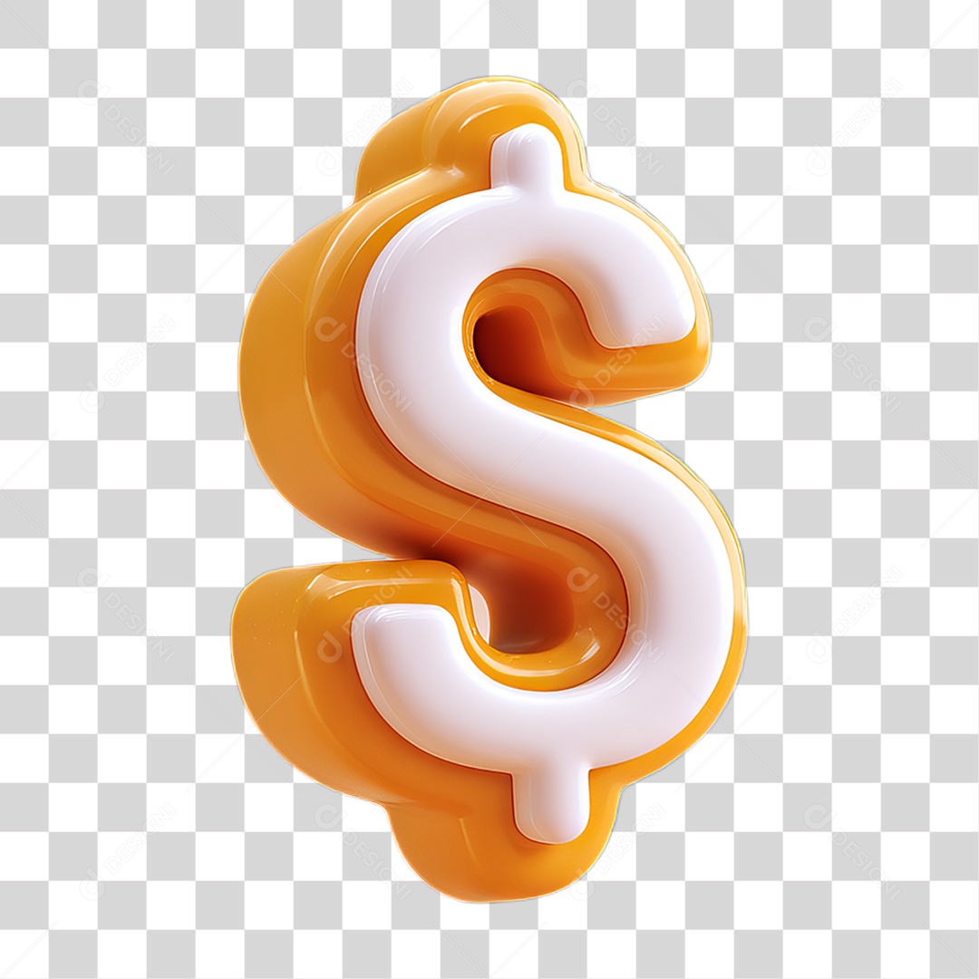 Ícone Símbolo Cifrão Dinheiro PNG Transparente