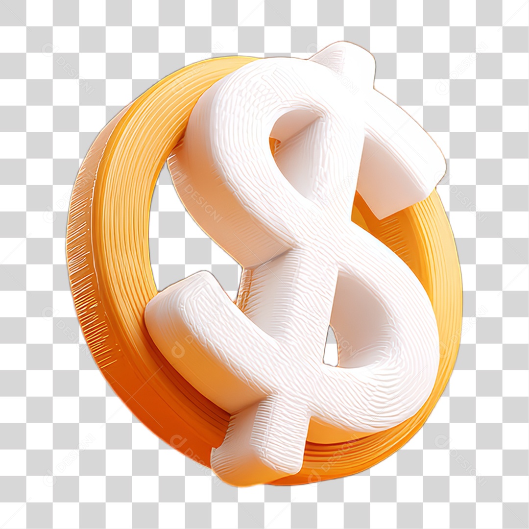 Ícone Símbolo Cifrão Dinheiro PNG Transparente