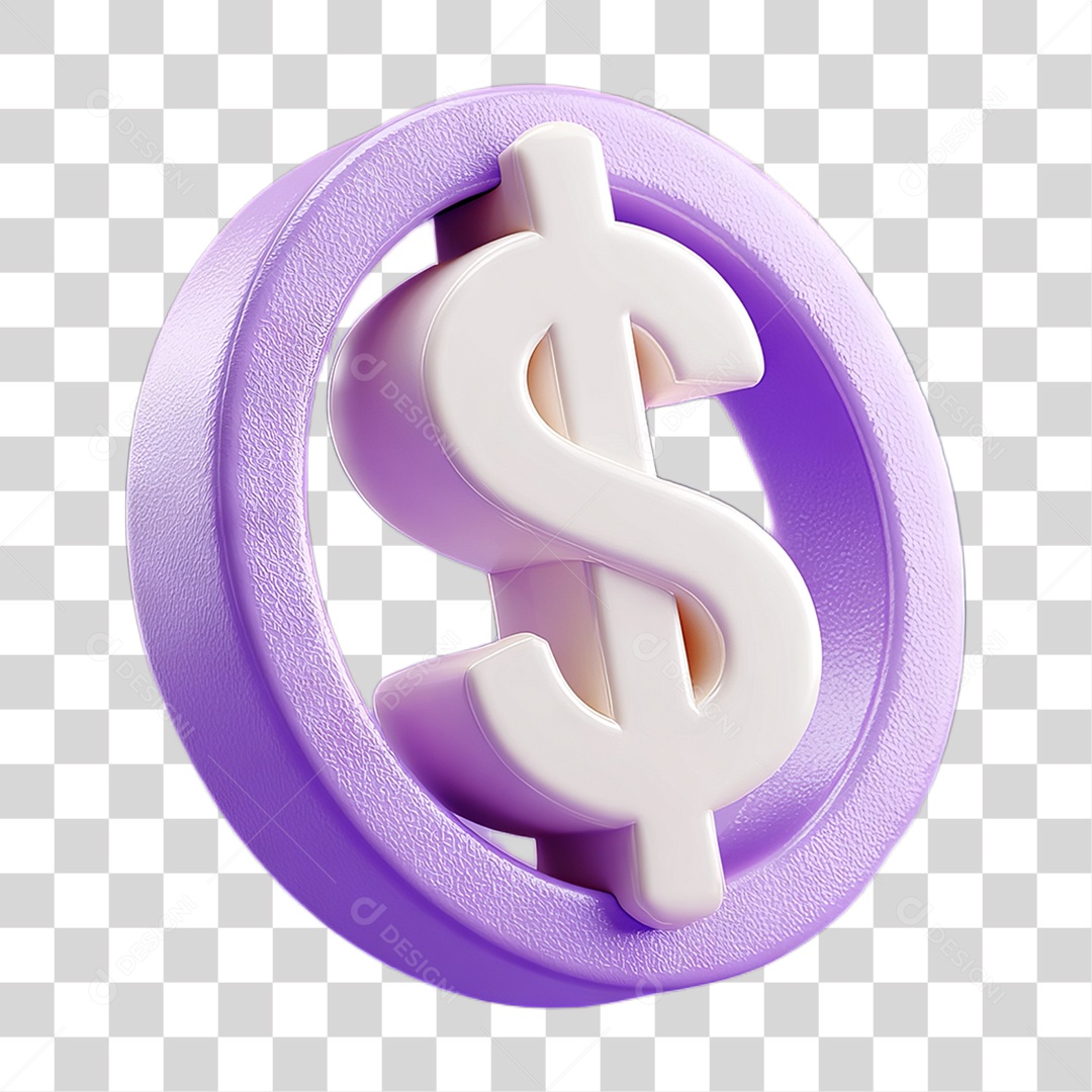 Ícone Símbolo Cifrão Dinheiro PNG Transparente